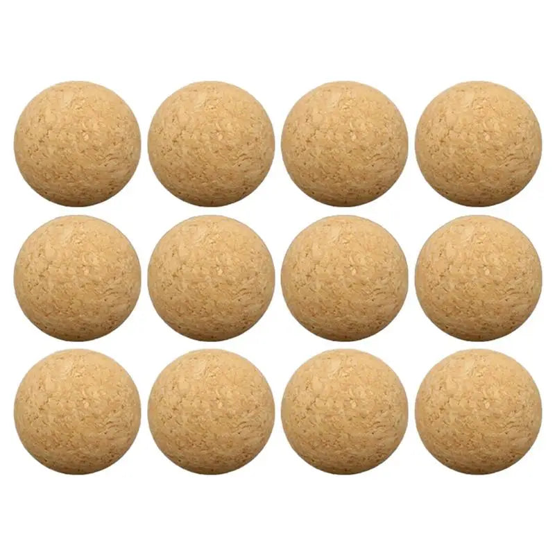 1/6Pcs 36mm Table Football Cork Solid Wood Foosball Table Soccer Ball Fussball Football Machine Replacement Accessories