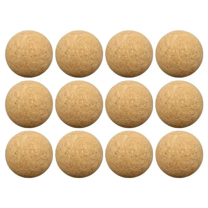 1/6Pcs 36mm Table Football Cork Solid Wood Foosball Table Soccer Ball Fussball Football Machine Replacement Accessories