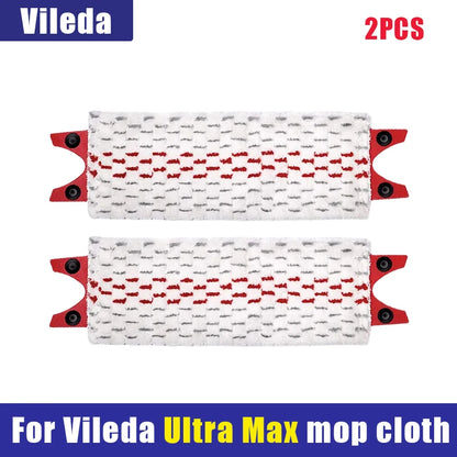 High Quality Microfiber Floor Mop Pads Reusable Flat Spin Mop Cloth Replacement for Vileda UltraMax Quick Drying Machine Washabl