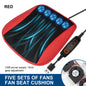 Universal Car Seat Summer Cool Air Seat Cushion With USB Fan Fast Blowing Ventilation Seat Cooling Refrigerated Car Seat