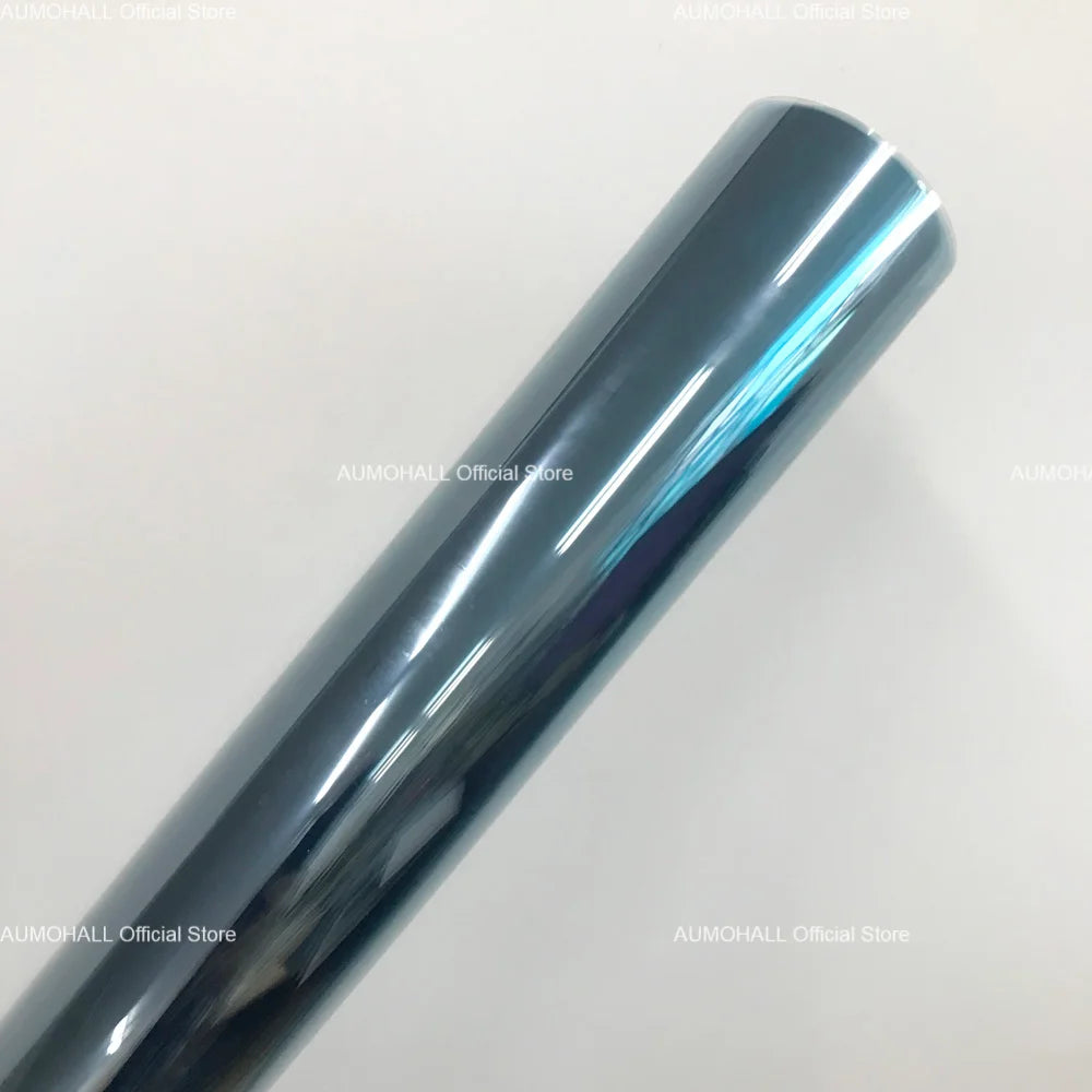 75cmX300cm Nano Ceramics VLT 78% Car Windshield Tinting Foils, UV99% IRR95% Light Blue Solar Front Rear Window Film Tints