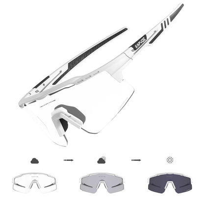 KAPVOE Woman Photochromic Sunglasses UV400 Bike Bicycle Glasses Men's Sports Cycling Eyewear Outdoor MTB Glasses Bike Goggles