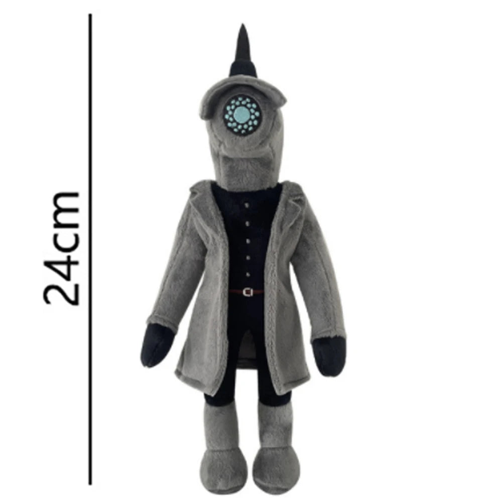 68style Skibidi Toilet Plush Stuffed Doll Toys Collectible Gifts for Kids Fans Adults Birthday Bosses Funny Anime Game F