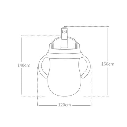 Silicone Feeding Kids Toddler Newborn Baby Drink Cups Water Bottles Kids Drinking Sippy A Cup with Straw Infantil Drinker