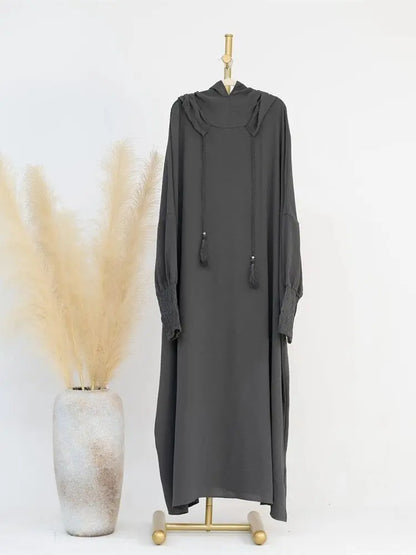Ramadan Niqab Khimar Muslim Abaya Damen Dubai Turkey Islam Prayer Clothes Women Jilbab Modest Dress Kaftan Robe Femme Musulmane