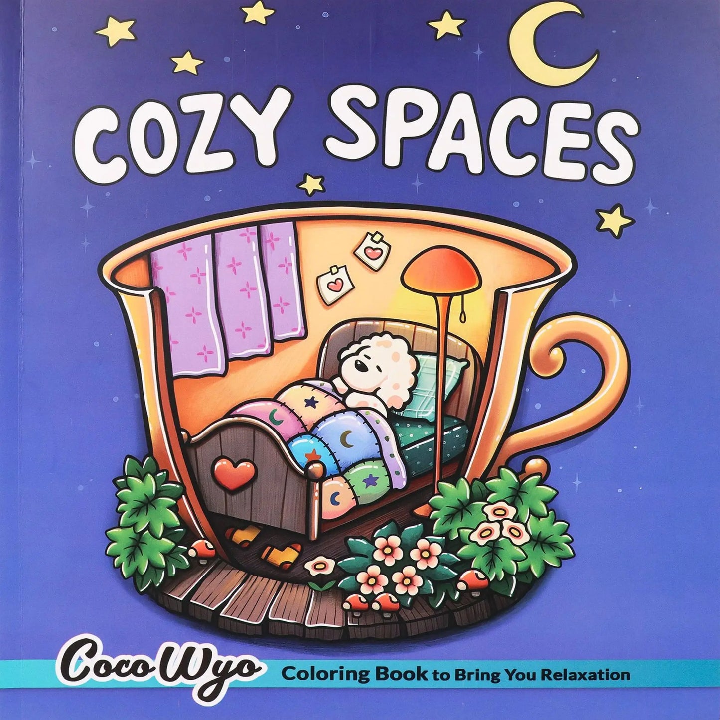 Cartoon Coloring Book For Adults And Teens Featuring Adorable Creatures for Christmas Gifts To Relax In A Cozy Hygge Moment