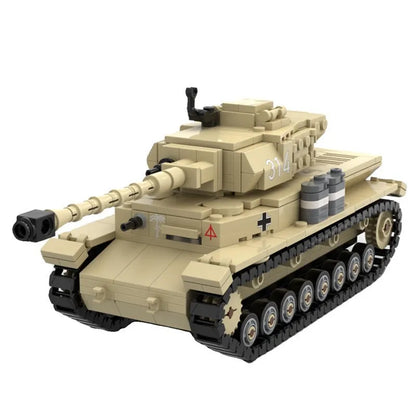 Hot Panzer IV G Type Tanks Military Models WW2 DIY Assembly Bricks Building Blocks Education Toys Creative Birthday Gifts