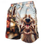 Funny Animals Graphic Beach Shorts Fashion Summer Street Unisex 3D Printed Swim Trunks Casual Beach Vacation Kids Short Pants