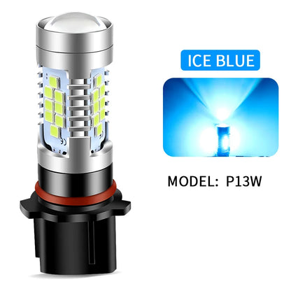 2pcs Xenon White P13W Canbus No Error LED Bulbs For Audi A4 B8 NonFL (2008-2012) Daytime Running Light DRL Lamp