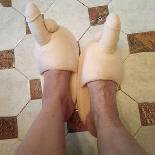 Funny Unisex Adult Plush Slipper Humorous and Unique Design Suitable for Walking Shopping PR Sale