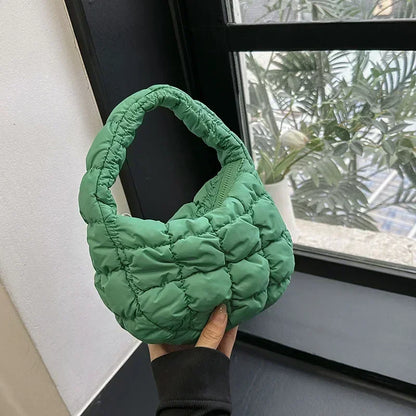 Fashion Quilted Shoulder Bags for Women Handbag Mini Cloud Pleated Bags Puffer Dumpling Bag Luxury Tote Bags bolsa feminina