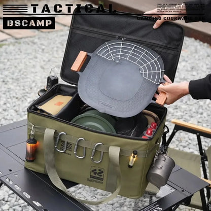 Outdoor storage bag Large capacity folding storage box Picnic camping equipment storage box Portable waterproof