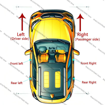 【High quality】 Front / Rear Roof Rack For Skoda Yeti SUV 2009-2018 Cover Roof Luggage Bar Rail End Shell Plasitc Cover black