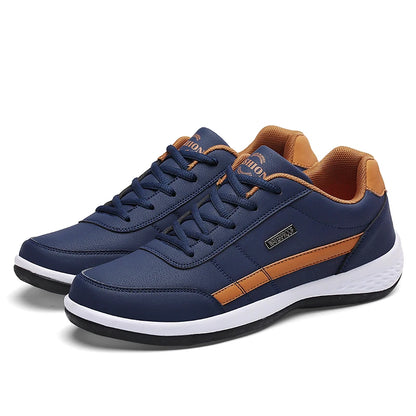 Men Shoes Walking Sneakers For Men Classical Leisure Casual Shoes Microfiber Non-Slip Rubber Sole Footwear Tennis For Men