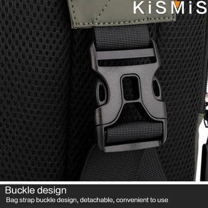 KISMIS Men's Multifunction  Messenger Bag Shoulder Cloth Chest Bags Crossbody Casual Man USB Charging Handbag