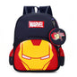 Anime Marvel Backpack Anime Figure Spider Man Iron Man Shoulder Bag Travel Schoolbag for Children Super Heroes Pupil School Bags