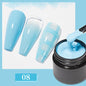 BOZLIN 5ML Color Solid Nail Gel Colorful Painting Nail Art Varnish Semi Permanent Solid Polish UV Nail Gel Top Coat Manicure