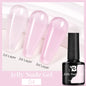 BOZLIN 5ML Color Solid Nail Gel Colorful Painting Nail Art Varnish Semi Permanent Solid Polish UV Nail Gel Top Coat Manicure