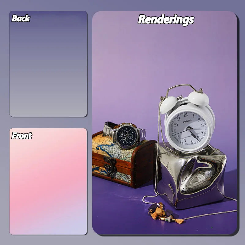 Gradient Color Photography Backdrops 57*87CM 2 Sided Photo Backgrounds Wallpaper Studio Waterproof Products Photographic Props