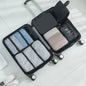 6/7 Pcs Set Travel Organizer Storage Bags Suitcase Packing Cubes Cases Portable Wardrobe Luggage Clothes Shoe Pouch Fold