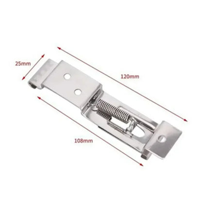 2pcs Car License Plate Frame Clips for Europe Trailer Motorhome Stainless Steel Licenses Plates Cover License Plate Frame