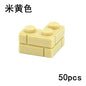 DIY Wall Bricks 1x4 1x3 1x2 Dots Thick Building Block Educational Creative House Contruction Toys Compatible With 15533 For Kids
