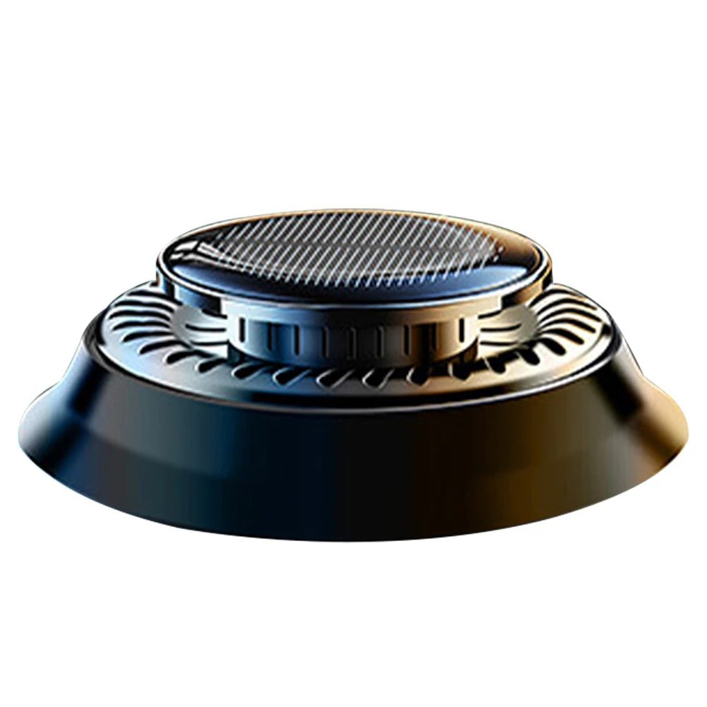1pc Car Air Solar Creative Rotation Perfume Diffuser Small Lasting Fragrance Air Cleaning Car Interior Accessories