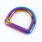 Meetee 10Pcs 10-38mm Metal Buckles For Bag Strap D Ring Clasp Belt Buckle Dog Collar Webbing Hook DIY Sewing Accessories G7-3