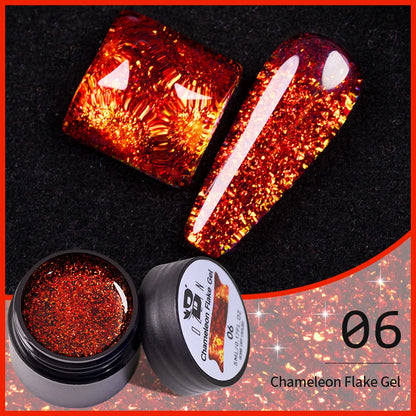 BOZLIN 5ML Color Solid Nail Gel Colorful Painting Nail Art Varnish Semi Permanent Solid Polish UV Nail Gel Top Coat Manicure