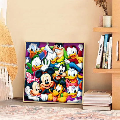 Disney Full 5D Diamond Painting Mickey Minnie Mouse DIY Diamond Embroidery Donald Daisy Duck Wall Decoration Gift Craft Kit
