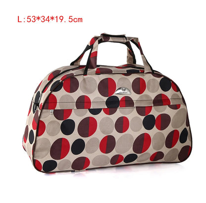 Large Capacity Handbag Travel Bag for Women Fashion Cartoon Luggage Bag Men Weekend Travel Bag Waterproof Shoulder Travel Duffle