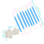 Cake Decorating 8Pcs Fondant Modelling Tools 16 Patterns Carving Flower Craft Clay Carving Pen Set Modeling Baking Accessories