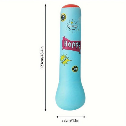 Inflatable Bopper Kids Punching Bag with Bounce-Back Action Inflatable Punching Bag for Kids Presents Inflatable Toys for Kids
