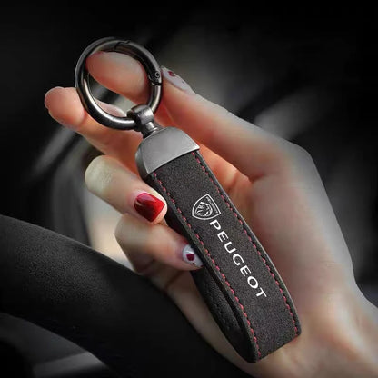 Car Luxury Keychain Vintage Zinc Alloy Key Ring Accessories For New Peugeot 408 4008 308 3008 Rifter 5008 508 2008 208 301 RCZ