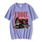 Eddie Munson T-shirts Men's Harajuku Graphics Print T-shirt Short Sleeve Oversize Streetwear Unisex Cotton Casual T Shirt