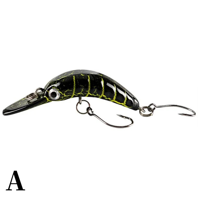 5.2cm/2.6g Micro Rice Worm Slow-sinking Plastic Fake Bait Artificial Hard Bait Bionic Lure Trout Pike Bass Fishing Accessories
