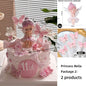 Princess Cake Topper Girl Happy Birthday Party Supplies Kids Happy 1st Birthday Cake Decorations Girl's 16th Party Gifts