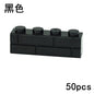 DIY Wall Bricks 1x4 1x3 1x2 Dots Thick Building Block Educational Creative House Contruction Toys Compatible With 15533 For Kids