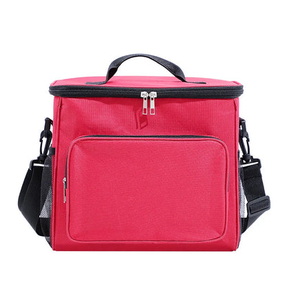 Outdoor Large Capacity Beer Cans Camping Cooler Thermal Bag Multi-pocket Picnic Insulated Lunch Bag With Strap