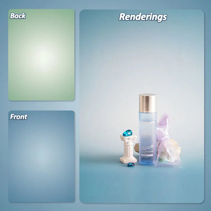 Gradient Color Photography Backdrops 57*87CM 2 Sided Photo Backgrounds Wallpaper Studio Waterproof Products Photographic Props