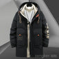 Big size men's Parkas clothing long loose casual trend man hooded plus size jacket winter jacket men 11XL 10XL coat men winter