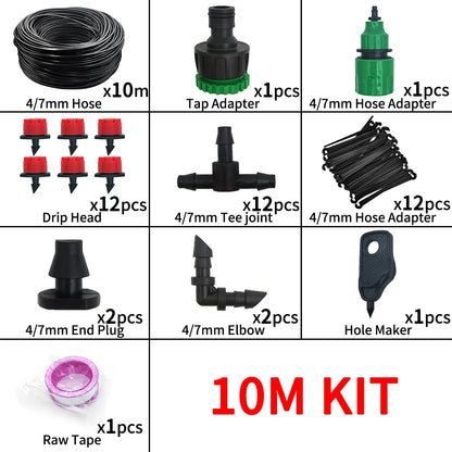 5M-60M Drip Irrigation System Plant Watering Set Watering Kits Adjustable Drippers For Irrigation Micro Garden Watering System