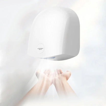 interhasa! New Automatic Hand Dryer Hot Cold High Speed Wind Wall Induction Hand Dryers 1200W for Commercial Bathroom Toilet