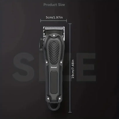 Kemei KM-1071 Electric Hair Clipper UBS Rechargeable Cordless Beard Trimmer Men Powerful Electric Hair Clipper Trimming Tool