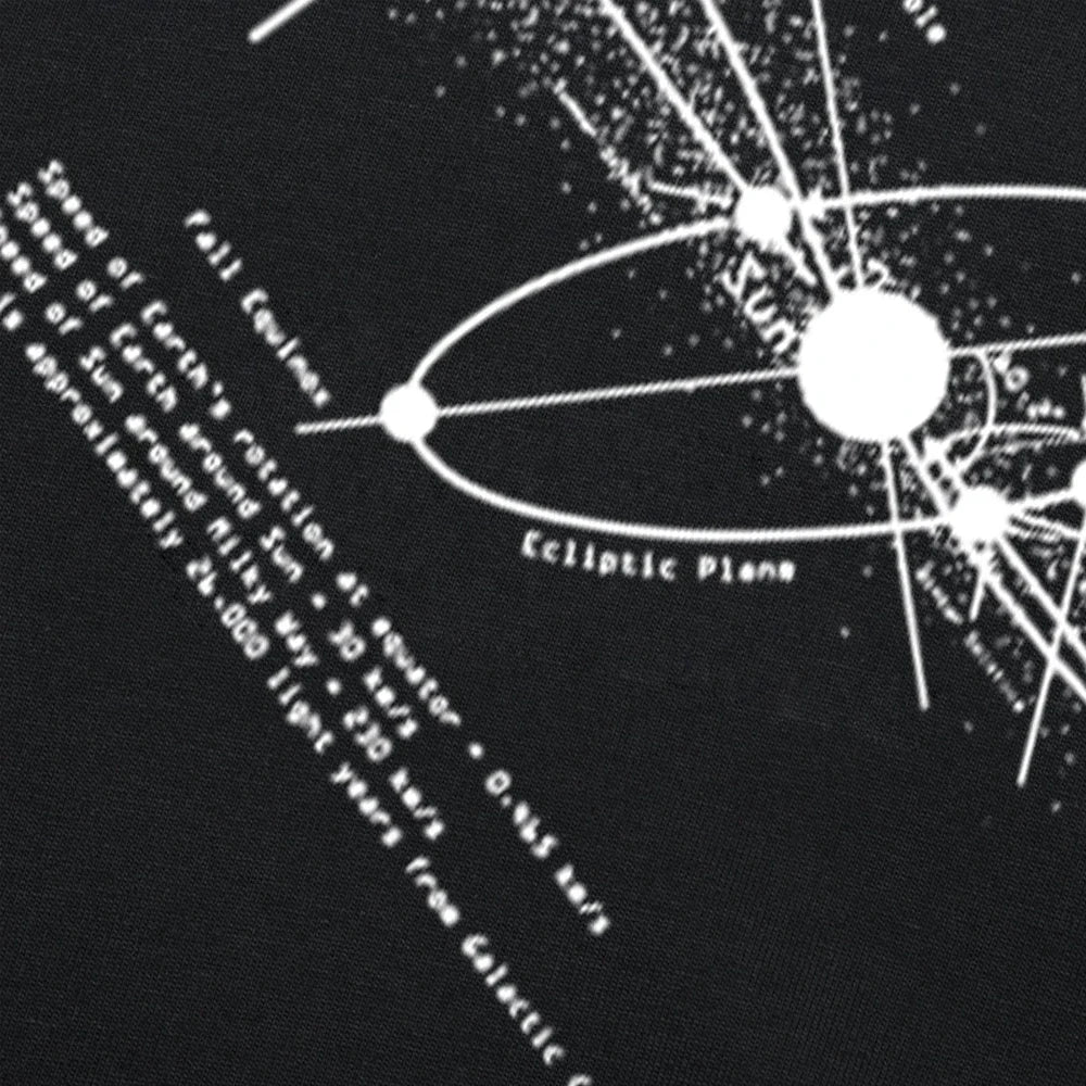 Funny Solar Systems Diagram Astronomy Lover Astronomer Space T Shirts Graphic Streetwear Short Sleeve Birthday Gifts T-shirt