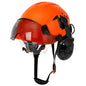 Bluetooth 5.0 Earmuffs Safety Helmet With Visors For Engineer ABS Carbon Fiber Pattern Construction Hard Hat Industrial Cap ANSI