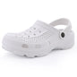 Shevalues Fashion Men Clogs Slippers Casual Hole Beach Sandals Outdoor Men Garden Shoes Summer Soft Sandals Home Bathroom Slides