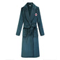 Big Size 3Xl 4Xl Kimono Robe Gown Winter New Men's Homewear Coral Fleece Bathrobe Shower Peignoirs Loose Thicken Nightwear