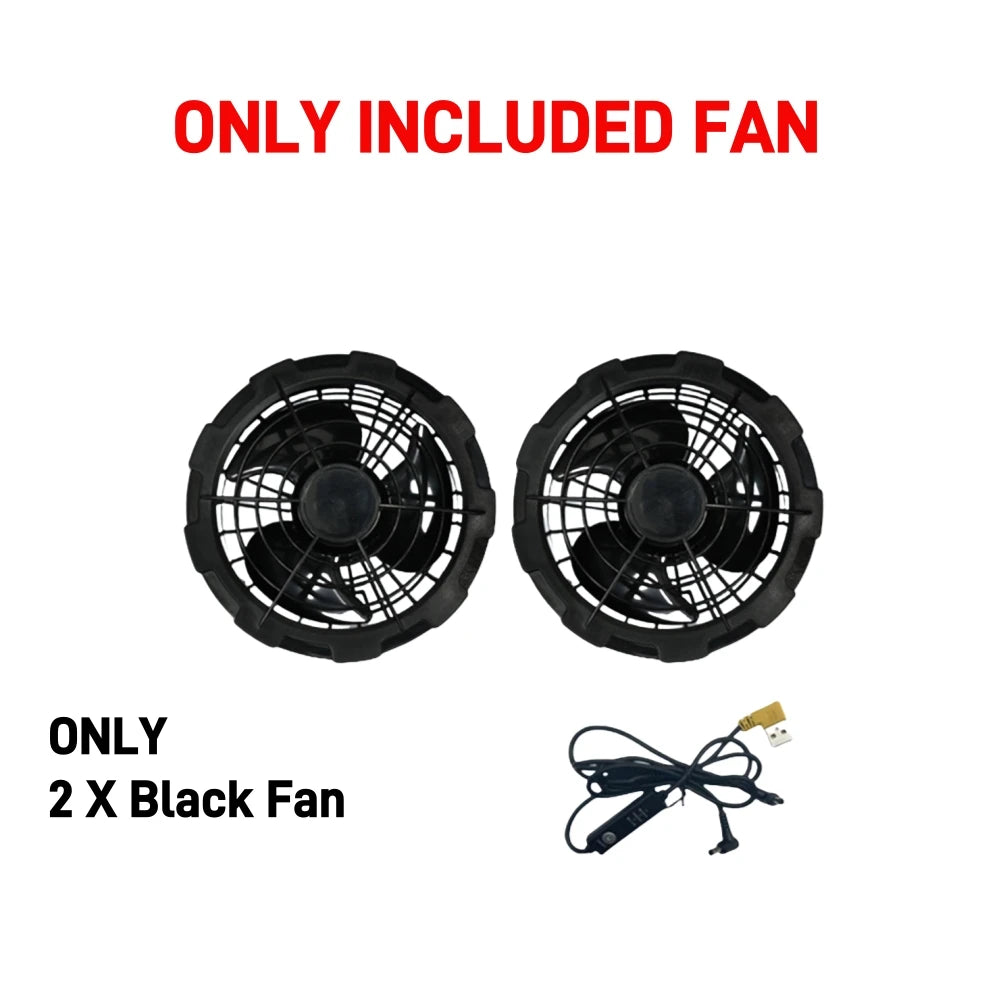 New Cooling Vest Ice Fan Vest Heat Resistant Air Conditioner Clothes Cooling Fan Vest for Summer Camping Fishing Vest Hiking