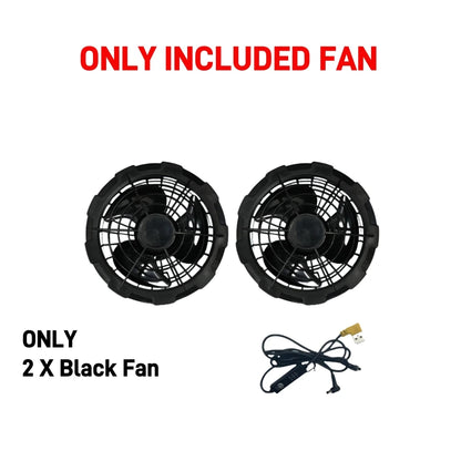 New Cooling Vest Ice Fan Vest Heat Resistant Air Conditioner Clothes Cooling Fan Vest for Summer Camping Fishing Vest Hiking